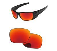PapaViva Lentes de repuesto para gafas de sol Oakley Fuel Cell OO9096 de 60 mm, Fire Red, Fuel Cell