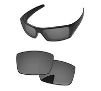 PapaViva Lentes de repuesto para gafas de sol Oakley Gascan OO9014 de 60 mm, Negro cromado, Gascan