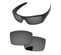 PapaViva Lentes de repuesto para gafas de sol Oakley Gascan OO9014 de 60 mm, Negro cromado, Gascan