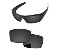 PapaViva Lentes de repuesto para gafas de sol Oakley Gascan OO9014 de 60 mm, Sólido Negro, Gascan