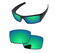PapaViva Lentes de repuesto para gafas de sol Oakley Gascan OO9014 de 60 mm, Verde esmeralda, Gascan