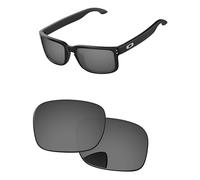 PapaViva Lentes de repuesto para gafas de sol Oakley Holbrook Mix OO9384 de 57 mm, Negro sólido, Holbrook Mix