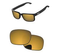 PapaViva Lentes de repuesto para gafas de sol Oakley Holbrook XL OO9417 de 59 mm, Bronce Dorado, Holbrook XL