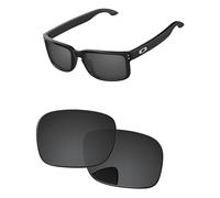 PapaViva Lentes de repuesto para gafas de sol Oakley Holbrook XL OO9417 de 59 mm, Sólido Negro, Holbrook XL