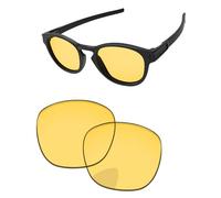 PapaViva Lentes de repuesto para gafas de sol Oakley Latch OO9265 de 53 mm, HD amarillo, Latch