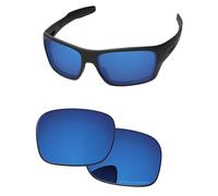 PapaViva Lentes de repuesto para gafas de sol Oakley Turbine OO9263 de 65 mm, Agua profunda, Turbine