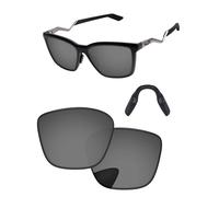 PapaViva Lentes de repuesto para gafas Oakley Enigma Mass OX8191 de 57 mm, color negro cromado Pro+, antirreflectante, polarizadas