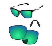 PapaViva Lentes de repuesto para gafas Oakley Enigma Mass OX8191 de 57 mm, polarizadas, color verde esmeralda
