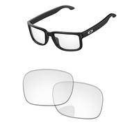PapaViva Lentes de repuesto para Oakley Holbrook Mix OO9384 Crystal Clear