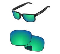 PapaViva Lentes de repuesto para Oakley Holbrook OO9102, Verde azulado, Holbrook
