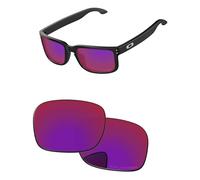 PapaViva Lentes de repuesto para Oakley Holbrook XL OO9417 de 59 mm, lentes de sol polarizadas medianoche