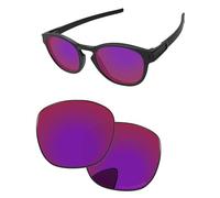 PapaViva Lentes de repuesto para Oakley Latch OO9265 53 mm Gafas de sol polarizadas Midnight Sun