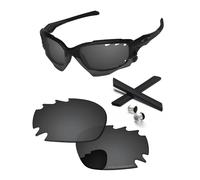 PapaViva Lentes de repuesto para Oakley Racing Jacket 62mm/Jawbone Vented OO9171 62 mm, Sólido Negro, Racing Jacket/Jawbone Vented