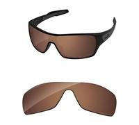 PapaViva Lentes de repuesto para Oakley Turbine Rotor OO9307, Marrón cobre, Turbine Rotor