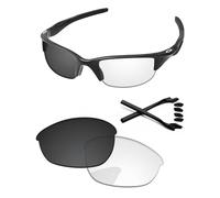 PapaViva Lentes de repuesto y kits de goma para Oakley Half Jacket 2.0 OO9144 Pro+ Eclipse fotocromático antivaho