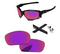 PapaViva Lentes de repuesto y kits de goma para Oakley Jawbone/Racing Jacket, Sol de medianoche - Polarizado, Talla única