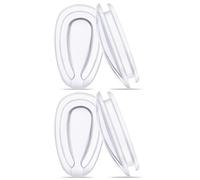 PapaViva Recambios para la nariz de Oakley Gauge 6/Gauge 8 L/Gauge 8 M, Transparente, 2 pares empaquetados, Talla única