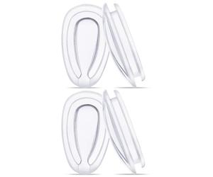 PapaViva Recambios para la nariz de Oakley Gauge 6/Gauge 8 L/Gauge 8 M, Transparente, 2 pares empaquetados, Talla única