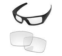 PapaViva Replacement Lenses for Oakley Gascan OO9014 60mm Sunglass HD Clear Non-polarized
