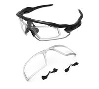 PapaViva Soporte de lente de clip para Oakley Radar EV Path (ajuste asiático) / Radar EV Pitch/Radar EV Advancer OO9208 OO9275 OO9211 OO9442 - Transparente