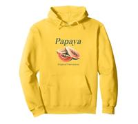 Papaya dulce fruta tropical, vacaciones relajadas, Island Vibes Sudadera con Capucha