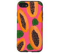 Papaya Fruit Tropical Phone Case Gift Abstract Modern Carcasa para iPhone SE (2020) / 7/8