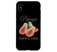 Papaya Fruta Tropical Fresca Jugosa Delicia Exótica Carcasa para iPhone XS Max