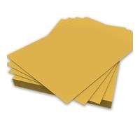 Papel A4 de color amarillo dorado, hojas de 80 g/m², papel para impresora, copiadora, origami, volantes, dibujo, escuela, oficina, impresión, 210 mm x 297 mm (A4, papel amarillo dorado, 80 g/m², 50