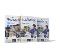 Papel A4 Navigator Home Pack Universal 90 g/m² 250 hojas Blanco Pack 3 unidades