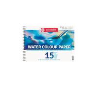 Papel Acuarela - ArtCreation A4 - 15 Hojas - 240g/m2 - Blanco Natural