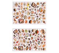 Papel adhesivo estético retro para niños, manualidades, diario, planificador, cubierta de teléfono, álbumes de recortes, adornos retro