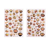 Papel adhesivo estético retro para niños, manualidades, diario, planificador, cubierta de teléfono, álbumes de recortes, adornos retro