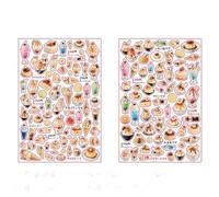 Papel adhesivo estético retro para niños, manualidades, diario, planificador, cubierta de teléfono, álbumes de recortes, adornos retro