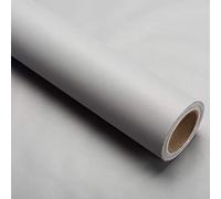 Papel Adhesivo para Mueble Gris Claro Mate Papel Pintado Autoadhesivo Pegatinas de Vinilo para Muebles Decorativos Impermeables Cocina Dormitorio 40cmX300cm