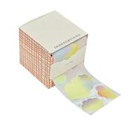Papel adhesivo único con temática de nube, 7 cm x 7 cm, fácil de usar para estudiantes, reuniones profesionales, bloc de notas colorido