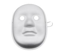 Papel Blanco Bricolaje Máscara de Pulpa en Blanco, Máscaras Pintada a Mano, DIY Máscara Blanca para Manualidades Cosplay Fiestas Careta Halloween Carnaval