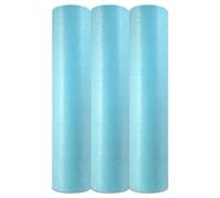 Papel Camilla Fiselina Extrasuave Azul Precortado a 40 cm | Rollos de Papel Camilla de Poliéster y Celulosa (3 Rollos)