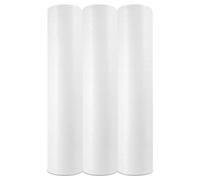 Papel Camilla Fiselina Extrasuave Blanco Precortado a 40 cm | Rollos de Papel Camilla de Poliéster y Celulosa (3 Rollos)