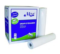 Papel camilla, guata, color blanco 2 capas de 18 g/m² 5515064, 12 rollos de 2 capas, 135 piezas de 50 x 35 cm - J218LMR
