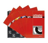 Papel Carbón GRAFOPLAS 210 x 33 mm. Caja x100 Color Rojo