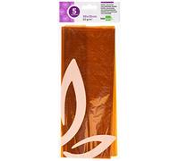 Papel celofan liderpapel 50x70 cm 22g/m2 bolsa de 5 hojas amarillo - CL17