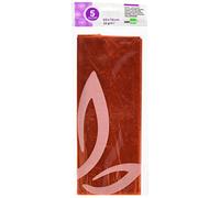 Papel celofan liderpapel 50x70 cm 22g/m2 bolsa de 5 hojas naranja - CL12