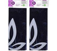 Papel Celofan Liderpapel CL18 50X70 Cm 22G/M2 Bolsa De 5 Hojas Azul (Paquete de 2)