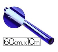 Papel Celofán 60 cm X 10 Mt. 30gr/m2. Azul