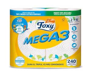 Papel cocina Foxy Mega3 (2rollos)