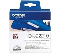 Papel continuo para impresoras brother dk-22210 blanco 29 mm x 30,48 m
