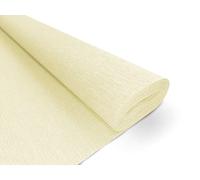 Papel Crepé Premium - 160 g/m2 - para Floristería y Proyectos Artísticos - 102 Crema
