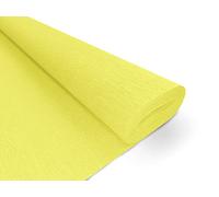 Papel Crepé Premium - 160 g/m2 - para Floristería y Proyectos Artísticos - 103 Amarillo Limón