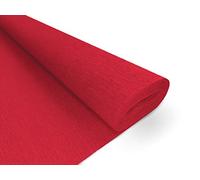 Papel Crepé Premium - 160 g/m2 - para Floristería y Proyectos Artísticos - 107 Rojo
