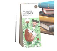 Papel de acuarela | Cuaderno de bocetos para colorear para niños, papel de acuarela portátil para y dibujar al aire libre, principiantes, actividades creativas, proyectos de arte